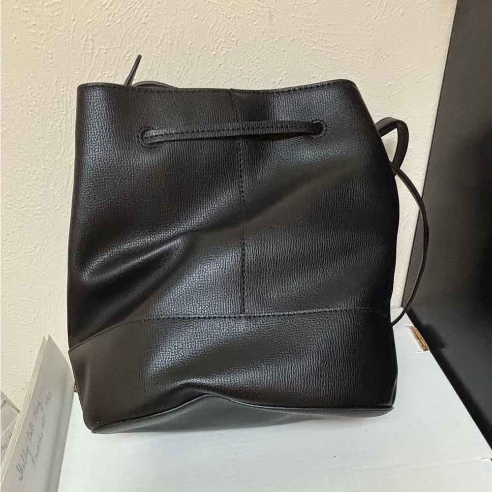Ralph Lauren Black Leather Hobo Bag